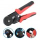 PINZA CRIMPATRICE HSC8 6-4A  X CAVI ELETTRICI + SET  TERMINALI CAPICORDA 1200 PZ