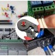 PINZA CRIMPATRICE HSC8 6-4A  X CAVI ELETTRICI + SET  TERMINALI CAPICORDA 1200 PZ