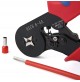 PINZA CRIMPATRICE HSC8 6-4A  X CAVI ELETTRICI + SET  TERMINALI CAPICORDA 1200 PZ