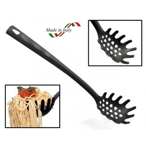 PINZA DA CUCINA MESTOLO PER SPAGHETTI ALIMENTI IN NYLON CM 32 100