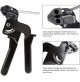 PINZA IN ACCIAIO TIRA STRINGI FASCETTE IN METALLO DI LARG 4.6 mm + 200 FASCETTE