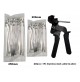 PINZA IN ACCIAIO TIRA STRINGI FASCETTE IN METALLO DI LARG 4.6 mm + 200 FASCETTE