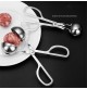 PINZA PER POLPETTE CROCCHETTE ARANCINI DIAMETRO 45 mm IN ACCIAIO CROMATO