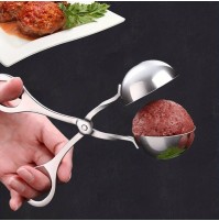 PINZA PER POLPETTE CROCCHETTE ARANCINI DIAMETRO 45 mm IN ACCIAIO CROMATO
