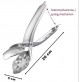 PINZA TAGLIA CASTAGNE IN ACCIAIO INOX 18/10 CON DOPPIA LAMA A CROCE 