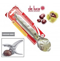 PINZA TAGLIA CASTAGNE IN ACCIAIO INOX 18/10 CON DOPPIA LAMA A CROCE 