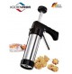 PISTOLA PRESSA MANUALE PER BISCOTTI CON 8 TRAFILE IN ACCIAIO INOX 