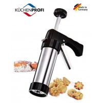 PISTOLA PRESSA MANUALE PER BISCOTTI CON 8 TRAFILE IN ACCIAIO INOX 