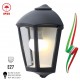 PLAFONIERA APPLIQUE DA PARETE IN RESINA E PMMA TRASPARENTE PER LAMPADINA E27