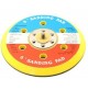PLATORELLO ATTACCO A STRAPPO X SMERIGLIATRICE ROTORBITALE A 6 FORI DA 6