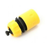 PORTA GOMMA CONNETTORE AUTOMATICO AGGANCIO RAPIDO 1/2 CON ACQUA STOP 