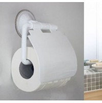 PORTA ROTOLO CARTA IGIENICA A VENTOSA (NIENTE FORI)
