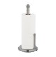 PORTA ROTOLO VERTICALE PER CARTA ALIMENTARE ASSORBENTE DA CUCINA IN ACCIAIO INOX