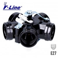 PORTALAMPADA MULTIPLO X 5 LAMPADINE PASSO E27 CON SUPPORTI FILETTATI M10