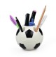 PORTAPENNE MATITE DA SCRIVANIA A FORMA DI PALLONE IN PLASTICA PORTA PENNE