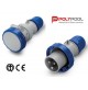 PROLUNGA 2O METRI CAVO 3X1,5 mm SPINA E PRESA CEE MONOFASE 3 POLI ASS. MAX 3500W