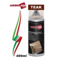 RESINA IMPREGNANTE SPRAY PROTETTIVO PER LEGNO COLORE TEAK 400ml 