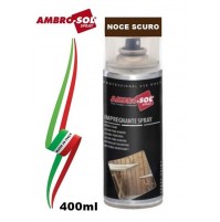 RESINA IMPREGNANTE SPRAY PROTETTIVO PER LEGNO NOCE SCURO 400ml 
