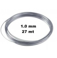 ROTOLO DI FILO DI FERRO ZINCATO 1.0 mm X 27 METRI 160 gr