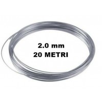 ROTOLO DI FILO DI FERRO ZINCATO 2.0 mm X 20 METRI