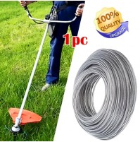ROTOLO DI FILO X DECESPUGLIATORE IN ACCIAIO CON RIVESTIMENTO PLASTICO 3mm X 50mt