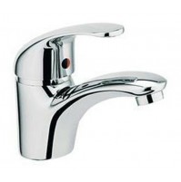 RUBINETTO MISCELATORE X  LAVANDINO DA BAGNO IN OTTONE CROMATO + KIT DI MONTAGGIO