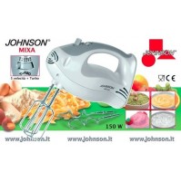 SBATTITORE AD IMMERSIONE 5 VELOCITA' + TURBO 150 WATT JOHNSON 2 COPPIE DI FRUSTE