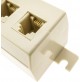 SDOPPIATORE TELEFONICO 5 PRESE PLUG RJ11 MULTIPRESA TELEFONO CON CAVO 20 cm