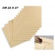 SET 10 FOGLI DI CARTA VETRATA ABRASIVA X LEGNO 220 X 270 mm GRANA 80