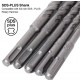 SET 10 PUNTE SDS PLUS IN ACCIAIO AL CARBURO CON TESTA A 4 TAGLIENTI PER CEMENTO