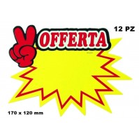 SET 12 CARTELLINI PER PREZZI 