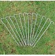 SET 12 CHIODI PICCHETTI  A GANCIO DA TENDA CAMPEGGIO 165 mm IN ACCIAIO ZINCATO