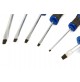 SET 12 PZ CACCIAVITE GIRAVITE TAGLIO E CROCE CODOLO EST. ESAGONALE CHROME VANAD.