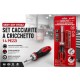 SET 13 INSERTI TORX MANICO 1/4 PORTAINSERTI CACCIAVITE A CRICCHETTO REVERSIBILE