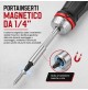 SET 13 INSERTI TORX MANICO 1/4 PORTAINSERTI CACCIAVITE A CRICCHETTO REVERSIBILE