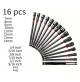 SET 16 INSERTI PROLUNGATI MAGNETICI SVITA BULLONI IN MILLIMETRI E POLLICI 150 mm