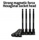 SET 16 INSERTI PROLUNGATI MAGNETICI SVITA BULLONI IN MILLIMETRI E POLLICI 150 mm
