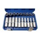 SET 19 CHIAVI A BUSSOLA CORTE E LUNGHE 80 mm PROF. INTERNO TORX FEMMINA DA 1/2