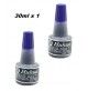 SET 2 BOCCETTE DI INCHIOSTRO SENZA OLIO PER TIMBRI COLORE BLU 30ml. X 1