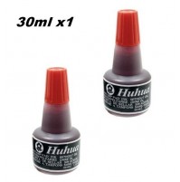 SET 2 BOCCETTE DI  INCHIOSTRO SENZA OLIO PER TIMBRI  COLORE ROSSO 30ml. X 1