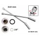 SET 2 CHIAVI A BUSSOLA DA 3/8 CON SNODO X CANDELE DA 14 & 16 mm LUNGHEZZA 310 mm