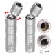 SET 2 CHIAVI A BUSSOLA DA 3/8 CON SNODO X CANDELE DA 14 & 16 mm LUNGHEZZA 97 mm