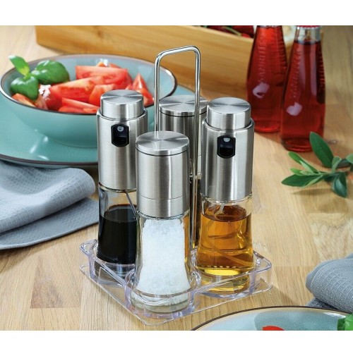 Dosatore olio e aceto con salino e pepino - Accessori per la cucina - Casa  e Salute Ausili per ciechi e ipovedenti