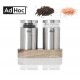 SET 2 MACINA SALE E PEPE MANUALI IN ACCIAIO INOX CON BASE IN LEGNO D'ACACIA
