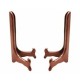 SET 2 PEZZI SUPPORTI SUPPORTO REGGI PORTA PIATTI DA CM 22 X 10 IN LEGNO LACCATO