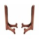 SET 2 PEZZI SUPPORTI SUPPORTO REGGI PORTA PIATTI DA CM 22 X 10 IN LEGNO LACCATO