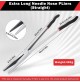 SET 2 PINZE EXTRA LUNGHE 410 mm BECCHI FINI DRITTI E CURVI 25°  ACCIAIO FORGIATO