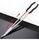 SET 2 PINZE EXTRA LUNGHE 410 mm BECCHI FINI DRITTI E CURVI 25°  ACCIAIO FORGIATO