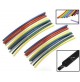 SET 20 GUAINE GUAINA TERMORESTRINGENTE TONDE COLORATE DIAMETRO 3 mm LUNG. 120 mm