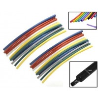 SET 20 GUAINE GUAINA TERMORESTRINGENTE TONDE COLORATE DIAMETRO 3 mm LUNG. 120 mm